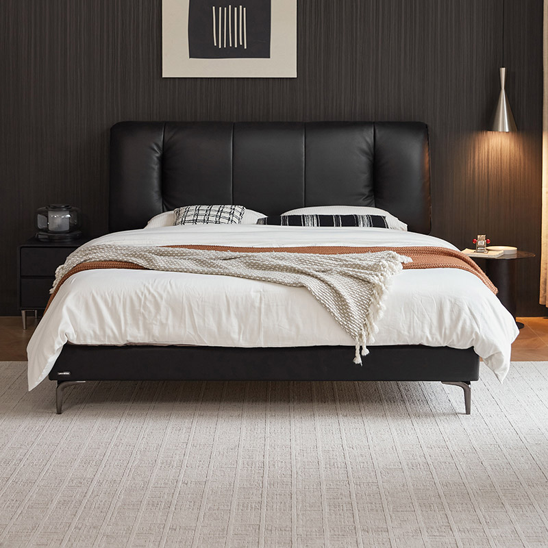 black color bed