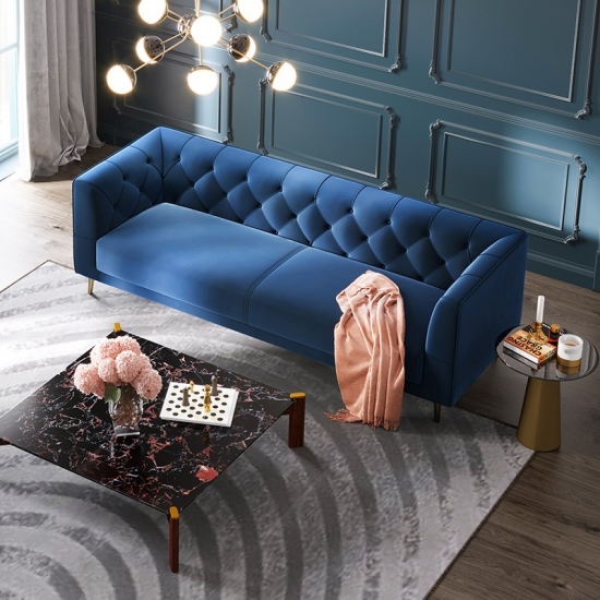 Comfortable Velvet Tufted Sofas, Are Tufted Sofas Comfortable