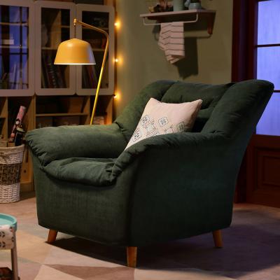 Deep Seat Grey Sofa Chair