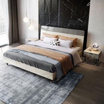 Wood Platform Bed Frame with headboard