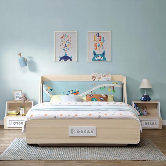Linsy Children Bed With Car Design, Toddler Kid Bed Frame