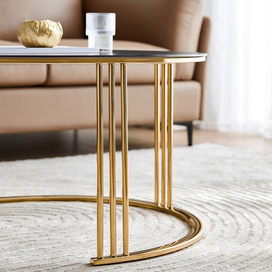 LINSY Modern Adjustable Corner Table For Living Room Furniture Coffee ...