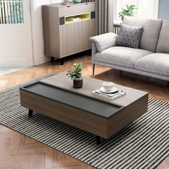 LINSY Solid Wood Lift-up Modern Coffee Table LS059L1 Manufacturers ...