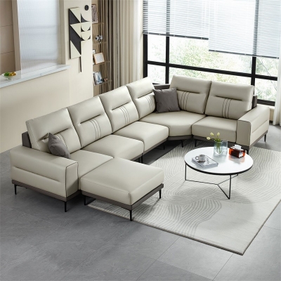 Fabric Button Tufted Sofa Set