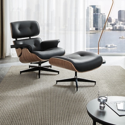 LINSY Comfortable Lounge Chair Ottoman TDY62