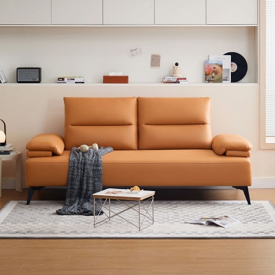 Modern Leather 2 Seater Sofa