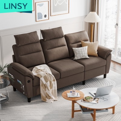 LINSY Reversible Sectional Sofa Couch