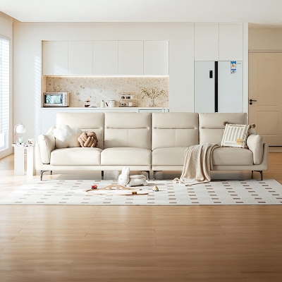 Living Room Leather Sofa Set