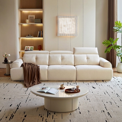Elegant and Soft Fabric Sofa