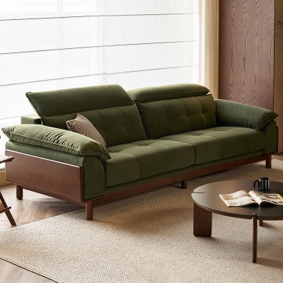 Green Fabric Sofa
