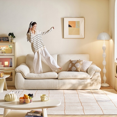 comfortable fabric couch for living room
