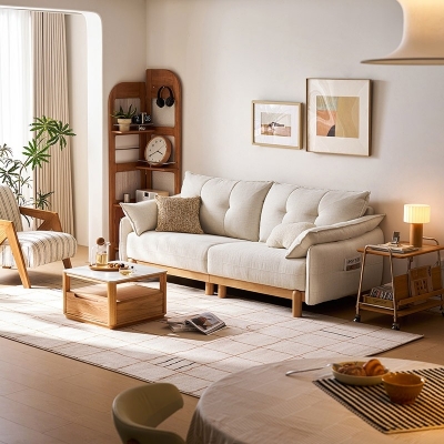 Upholstered Soft Sofa for Home