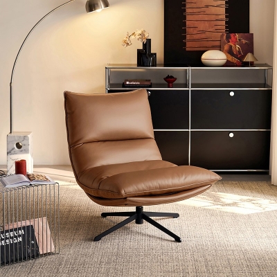 Ergonomic single lounge chair