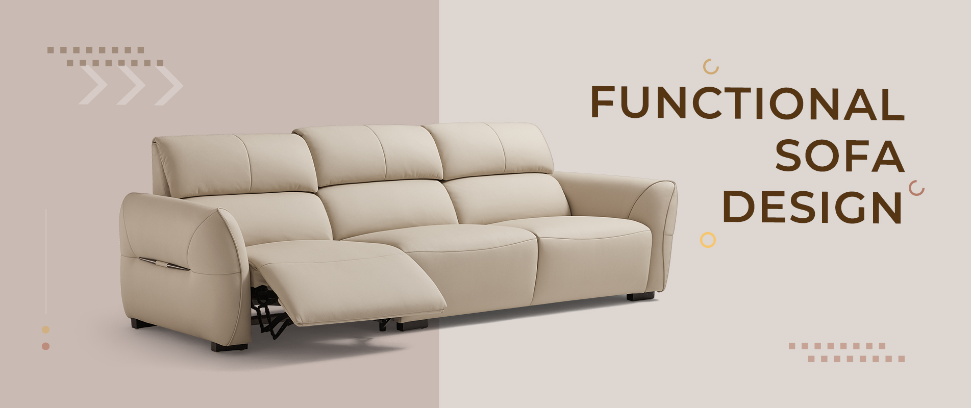 Functional sofa design