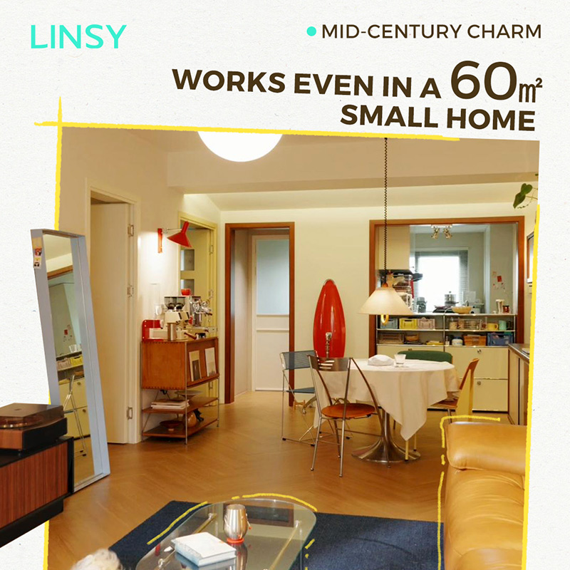 Mid-Century Charm for Small Homes — LINSY