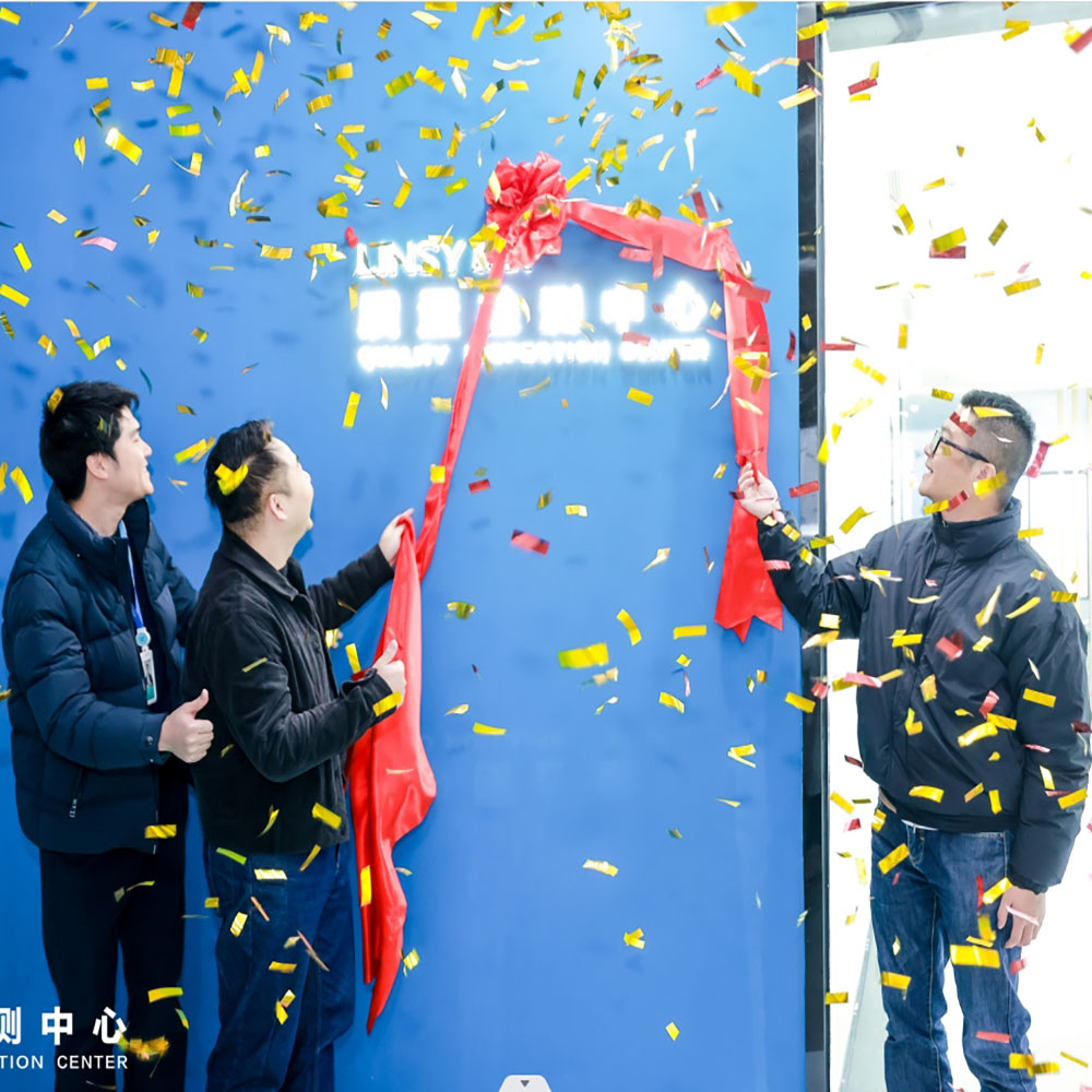 Congratulations on the LINSY's Quality Inspection Center Opening