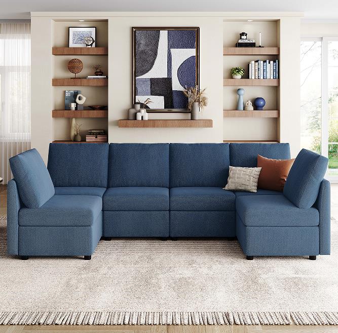 LINSY Home Furniture New Modular Sofa for Wholesale