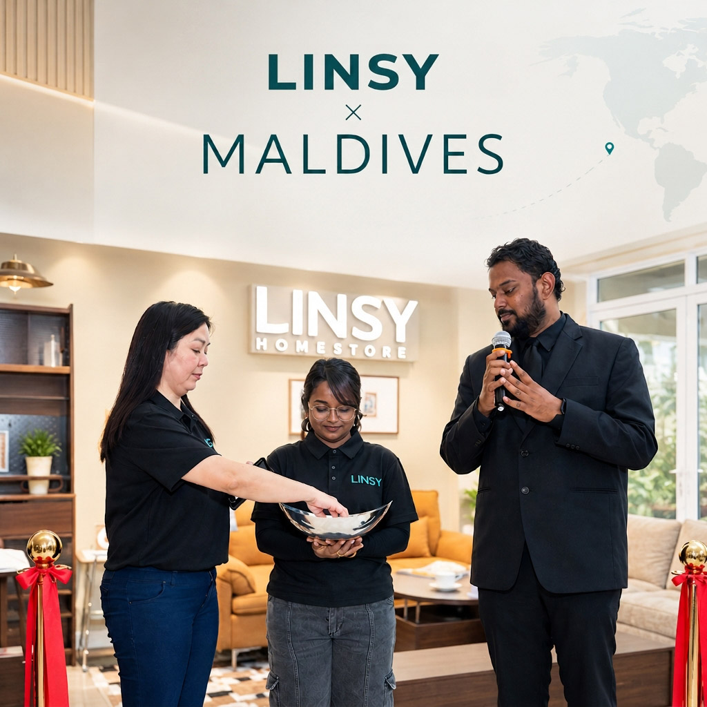 Grand opening of LINSY Maldives Store
